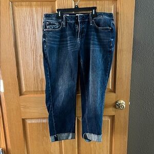 Vigoss Dark Blue Cropped Jeans